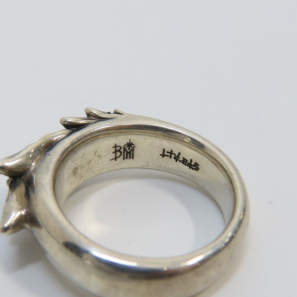 実際に弊社で買取させて頂いたBloody Mary/ブラッディマリー 2002年 クリスマス限定 ケルビム リング/21号の画像 6枚目