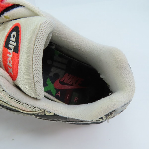 実際に弊社で買取させて頂いたNIKE×atmos/ナイキ×アトモス AIR MAX 95 "WE LOVE NIKE"/エアマックス95 スニーカー AQ0925-002/27.5の画像 4枚目