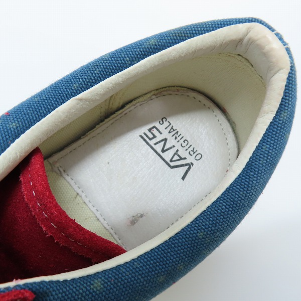 実際に弊社で買取させて頂いた【観賞用】VANS/バンズ オリジナルズ OFF THE WALL/オフ ザ ウォール ローカットスニーカー T375/8の画像 4枚目
