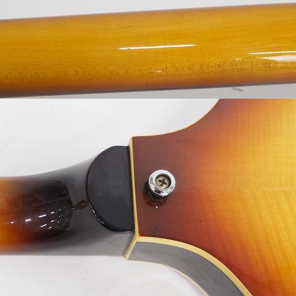 実際に弊社で買取させて頂いた★Epiphone/エピフォン Viola-Bass バイオリンベースType 4弦エレキベース ソフトケース付の画像 8枚目