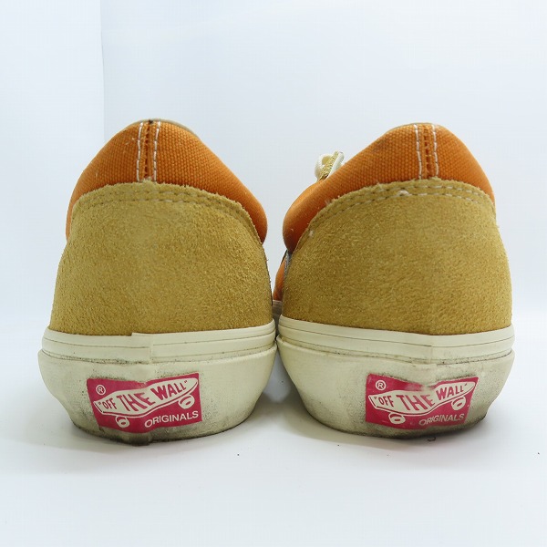 実際に弊社で買取させて頂いたVANS/バンズ オリジナルズ OFF THE WALL/オフ ザ ウォール ローカットスニーカー オレンジ×ベージュ T375/8の画像 1枚目