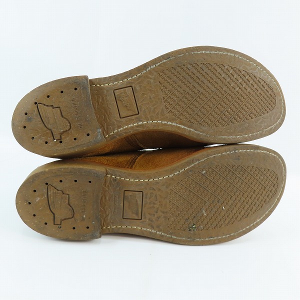 実際に弊社で買取させて頂いたRED WING×Nigel Cabourn/レッドウィング×ナイジェルケーボン HarrisTweed/ハリスツイード マンソンブーツ 4619/9Dの画像 2枚目