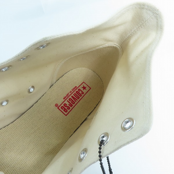 実際に弊社で買取させて頂いたCONVERSE/コンバース ハイカットスニーカー Timeline/AS J VTG/9の画像 4枚目