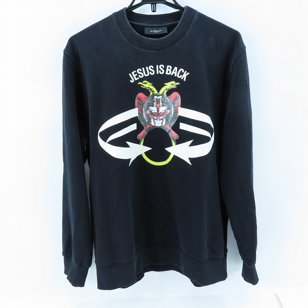 実際に弊社で買取させて頂いたGIVENCHY/ジバンシィ JESUS IS BACK スウェットトレーナー/XXS