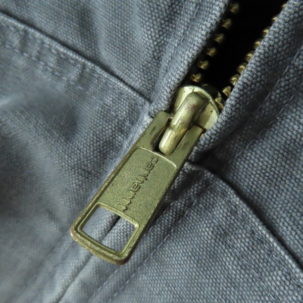 実際に弊社で買取させて頂いたCarhartt/カーハート BIG and Tall Washed Duck ThinsulateR ACTIVE Jacket/アクティブジャケット シンサレート  J130 GVL/XLの画像 9枚目