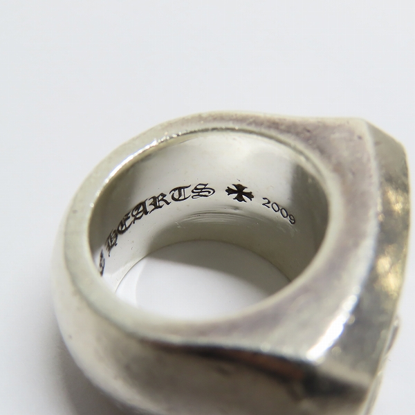 実際に弊社で買取させて頂いたCHROME HEARTS/クロムハーツ BIG PJ/ビッグピージェー ANGEL RING/エンジェルリング 8.5-10号の画像 8枚目