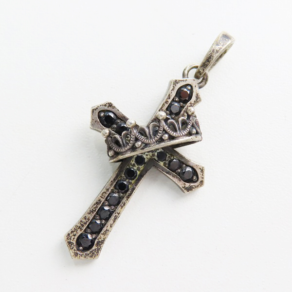 実際に弊社で買取させて頂いたJustin Davis/ジャスティンデイビス Cross With Crown/クロスウィズクラウン ペンダント SPJ122-1