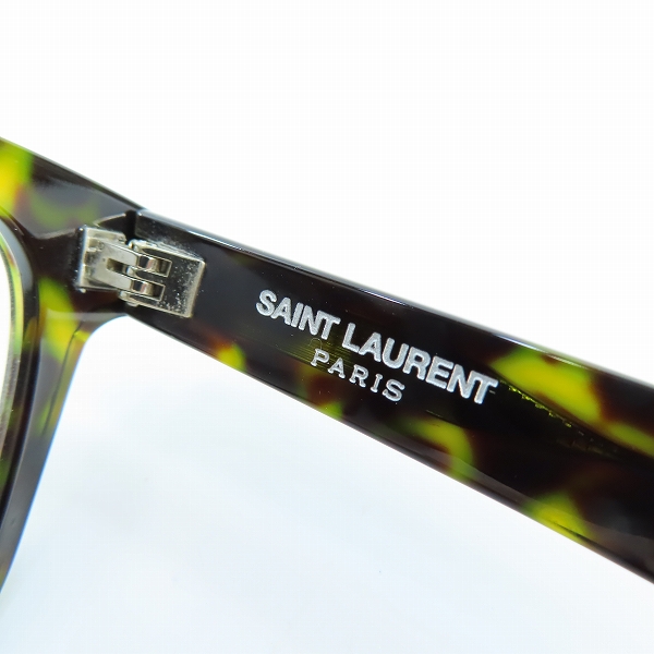 実際に弊社で買取させて頂いたSAINT LAURENT PARIS/サンローラン メガネフレーム アイウェア SL50/F 002の画像 3枚目