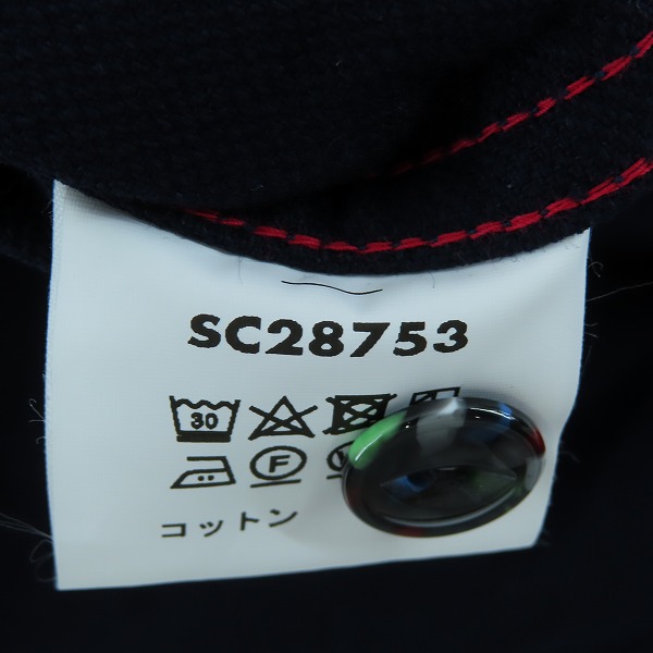 実際に弊社で買取させて頂いた【未使用】 SUGAR CANE/シュガーケーン F.ROMANCE 9.5oz HEAVY TWILL with MARBLE BUTTON/ワークシャツ ネイビー SC28753/Mの画像 4枚目