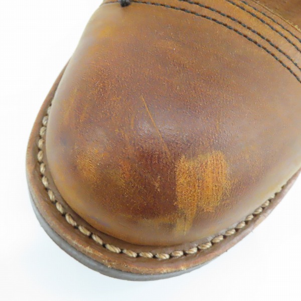 実際に弊社で買取させて頂いたRED WING/レッドウィング IRON RANGER/アイアン レンジャー ワークブーツ 8085/7.5Dの画像 6枚目