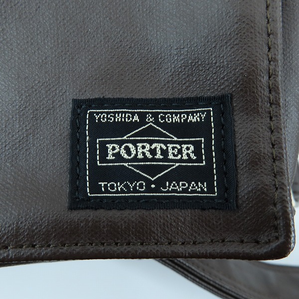 実際に弊社で買取させて頂いたPORTER/ポーター レザー ショルダー バックの画像 4枚目