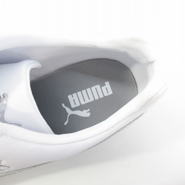 実際に弊社で買取させて頂いた【未使用】 PUMA/プーマ  SPEEDCAT LTH/スピード キャット レザー HITE-PUMA SILVER 401603-03/29の画像 4枚目
