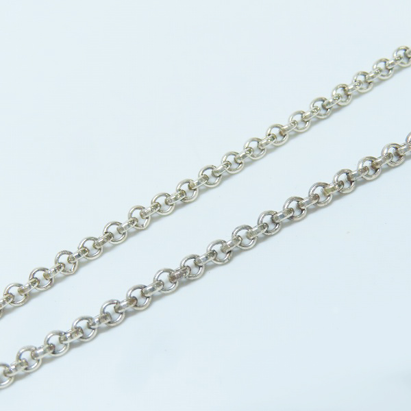 実際に弊社で買取させて頂いたHERMES/エルメス セリエ ロールチェーンチェーンネックレス SILVER925/シルバー925の画像 2枚目