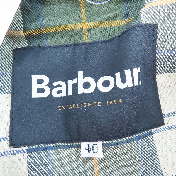 実際に弊社で買取させて頂いた【未使用】Barbour/バブアー GLR別注 トランスポート ビデイル ジャケット 242MCAS153/40の画像 2枚目