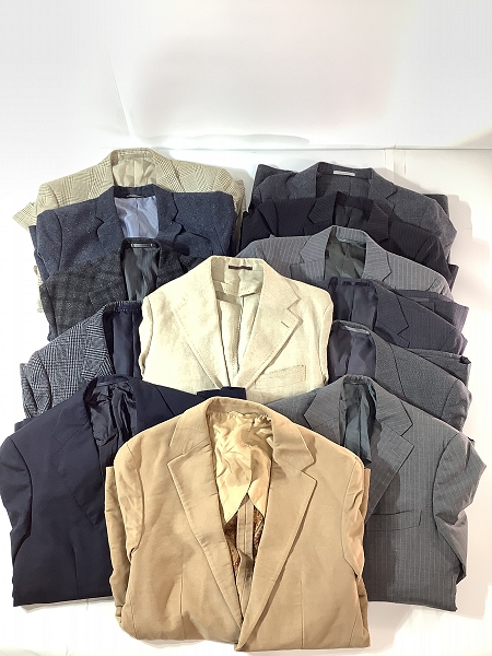 実際に弊社で買取させて頂いた【おまとめ】ヒューゴボス/タケオキクチ/ビームス 等 ストライプジャケット/ジャケット/テーラードジャケット 他
