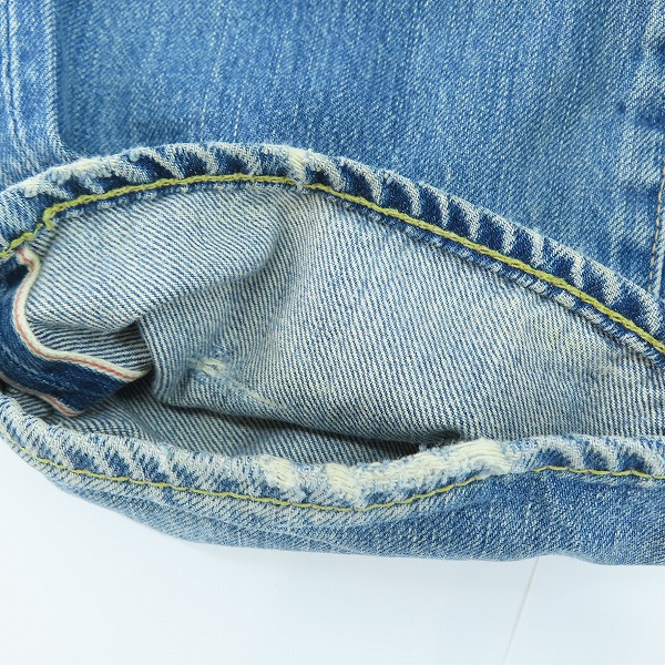 実際に弊社で買取させて頂いたHYSTERIC GLAMOUR/ヒステリックグラマー 小窓スタッズ リメイクデニムパンツ 4AP-2103/32の画像 9枚目