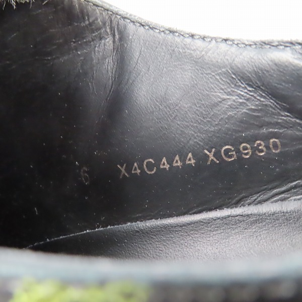 実際に弊社で買取させて頂いたEMPORIO ARMANI/エンポリオアルマーニ 刺繍総柄ローカットスニーカー 6の画像 5枚目