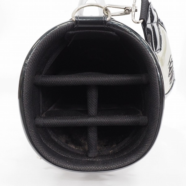 実際に弊社で買取させて頂いたHONMA/ホンマ ゴルフ CB-1728 9型 5分割キャディバッグ エナメル ブラックの画像 3枚目