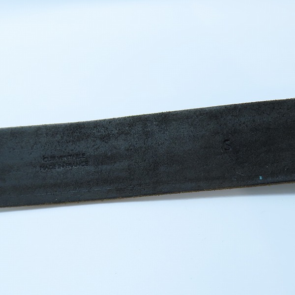 実際に弊社で買取させて頂いたMartin Margiela/マルタンマルジェラ 初期 アーティザナルライン レザーベルト/Sの画像 4枚目