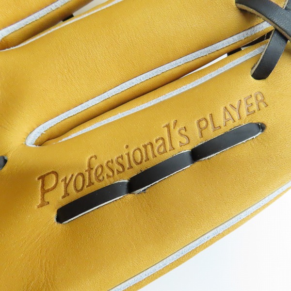 実際に弊社で買取させて頂いたHI-GOLD/ハイゴールド スペシャルオーダー 硬式 内野手 右投げ用 グローブ SKG-408SPの画像 6枚目