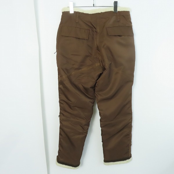 実際に弊社で買取させて頂いたGOODENOUGH/グッドイナフ 裏ボア フライトパンツ/Sの画像 1枚目