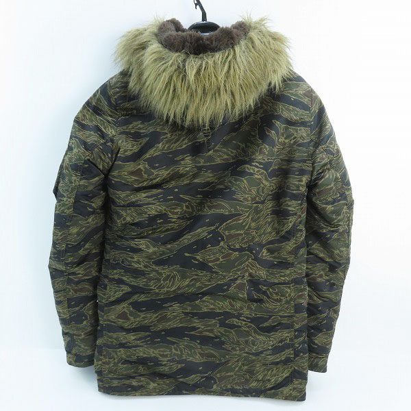 実際に弊社で買取させて頂いたHYSTERIC GLAMOUR/ヒステリックグラマー N-3B カモ 迷彩柄 フライトジャケット 4AC-0243/Lの画像 1枚目