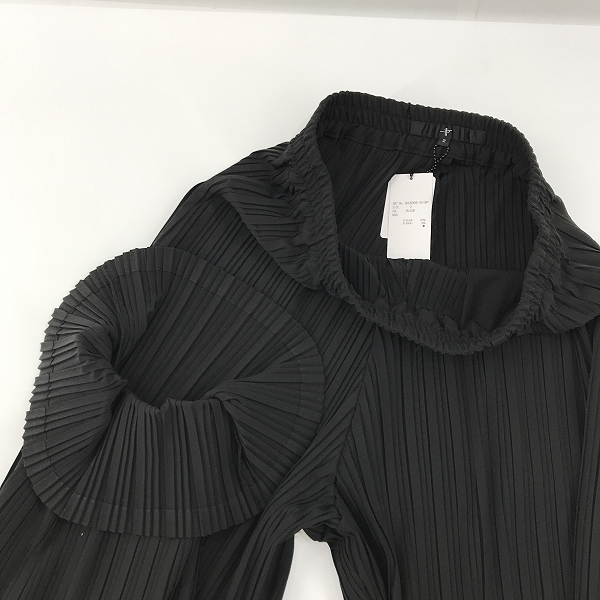 実際に弊社で買取させて頂いた【未使用】NO ID./ノーアイディー イージーワイドランダムプリーツパンツ 853006-513P/2の画像 6枚目