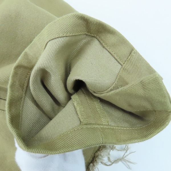 実際に弊社で買取させて頂いたdoublet/ダブレット 21SS SILK CHINO CUT-OFF JACKET/カットオフジャケット 21SS10JK39/Lの画像 6枚目