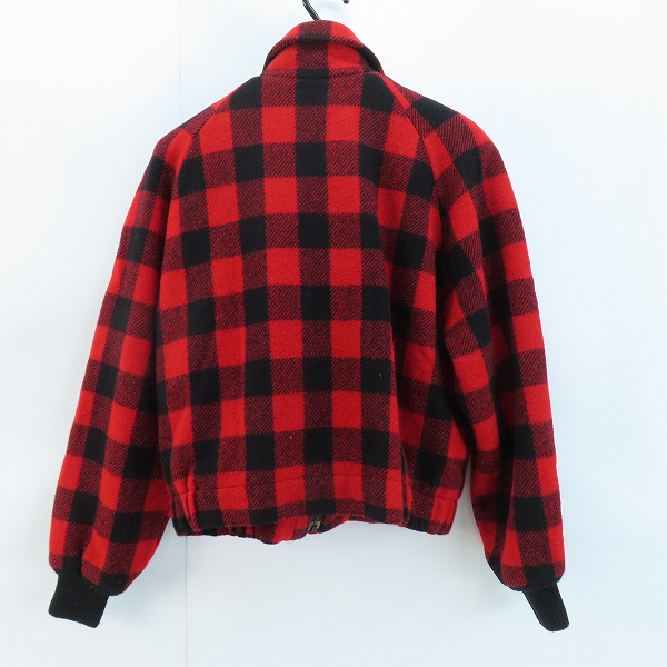 実際に弊社で買取させて頂いたPENDLETON/ペンドルトン 70s USA製 ブロックチェック ジップアップジャケット/Mの画像 1枚目