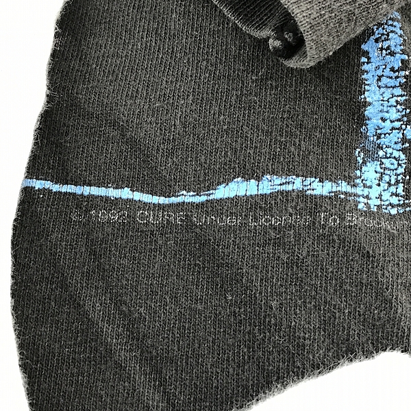 実際に弊社で買取させて頂いたBROCKUM/ブロックム THE CURE/ザ・キュアー 1992 ヴィンテージ ツアーT/バンドTシャツ/Lの画像 4枚目