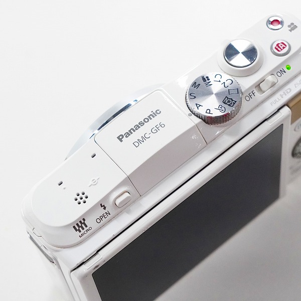 実際に弊社で買取させて頂いた【ジャンク】Panasonic/パナソニック DMC-GF6 LUMIX ルミックス ミラーレス一眼 デジタルカメラ ボディの画像 4枚目