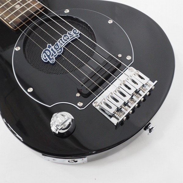 実際に弊社で買取させて頂いた★PIGNOSE/ピグノーズ PGG-200 Travel Guitar アンプ内蔵 ミニ エレキギター レフティ/左きき用 ソフトケース付の画像 5枚目