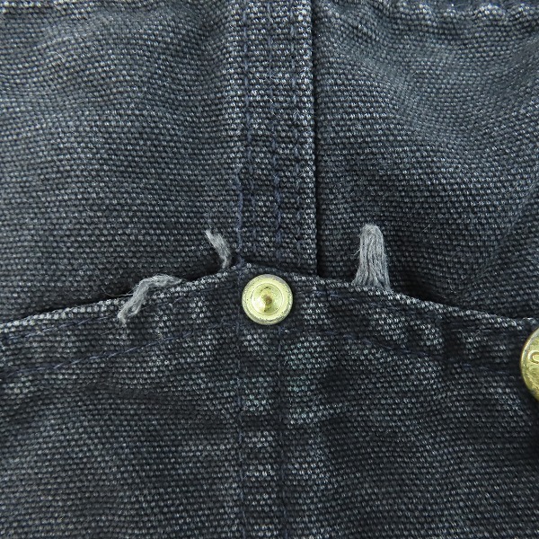 実際に弊社で買取させて頂いたCarhartt/カーハート BIB OVERALL/オーバーオール ダック生地 /32×34の画像 9枚目