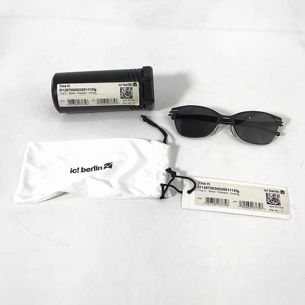 実際に弊社で買取させて頂いたic! berlin/アイシーベルリン Tina H. メガネフレーム アイウェアの画像 7枚目
