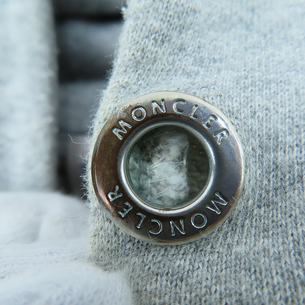 実際に弊社で買取させて頂いた【JPタグ】MONCLER/モンクレール MAGLIA CARDIGAN ジップパーカー F10918G74200 XXLの画像 7枚目