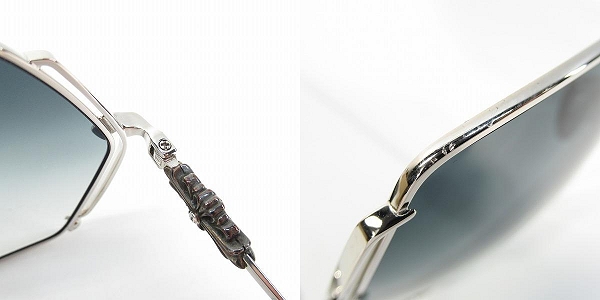 実際に弊社で買取させて頂いたCHROME HEARTS/クロムハーツ CREAMED サングラス/アイウェア ケース付きの画像 8枚目