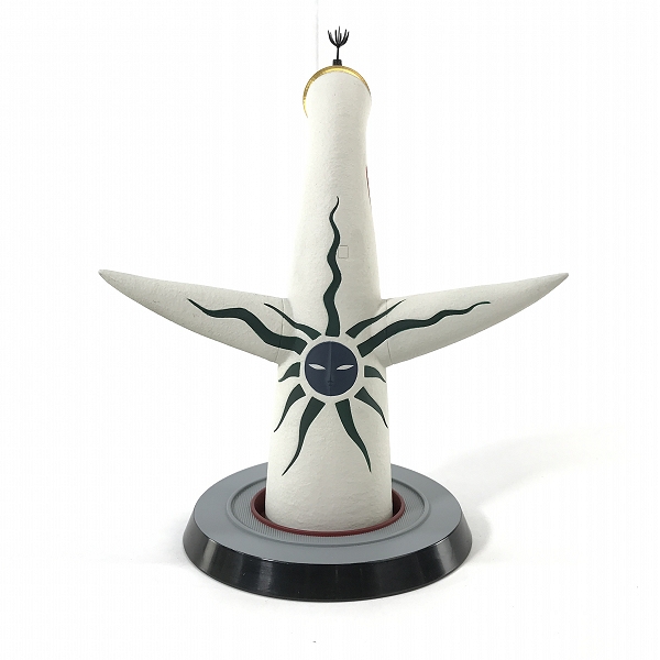 実際に弊社で買取させて頂いたKAIYODO/海洋堂  太陽の塔 岡本太郎 1/350スケール ソフトビニール製 塗装済み完成モデル フィギュアの画像 2枚目