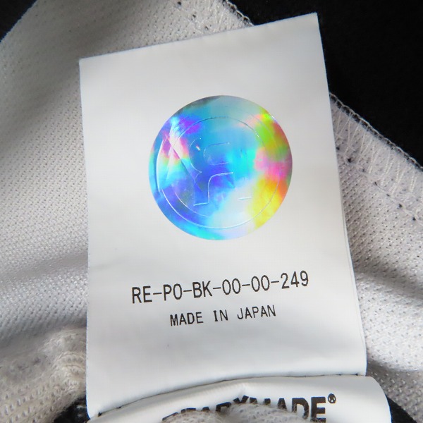 実際に弊社で買取させて頂いたREADYMADE/レディメイド GAME SHIRT SMILE ゲームシャツ スマイル RE-PO-BK-00-00-249/1の画像 4枚目