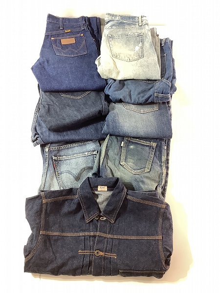 実際に弊社で買取させて頂いた【おまとめ】NOVE/ノーヴェ Levi’s/ リーバイス LEE/リー  他  デニムパンツ/デニムシャツ  等 