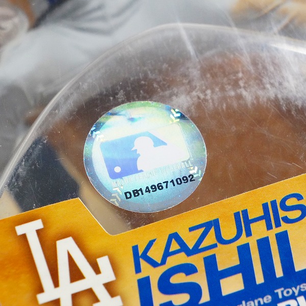実際に弊社で買取させて頂いた【未開封】McFARLANE/マクファーレン ロサンゼルス・ドジャース #17 KAZUHISA ISHII/石井一久 フィギュアの画像 4枚目