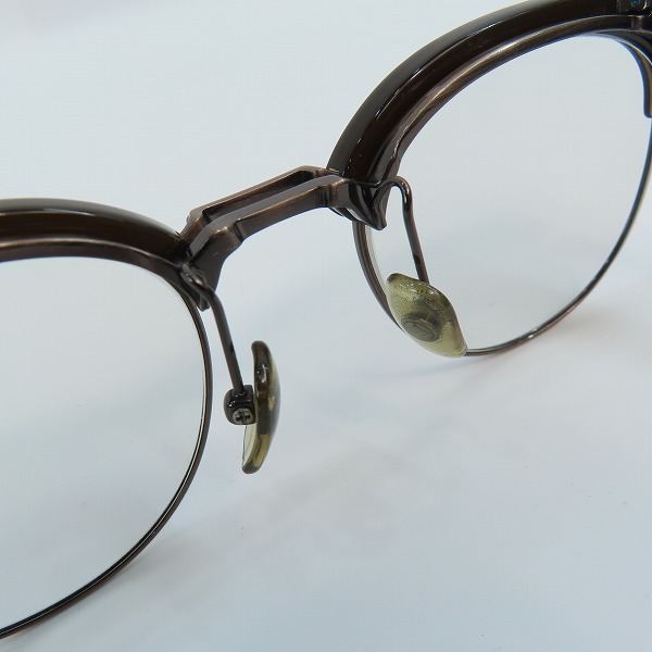 実際に弊社で買取させて頂いた999.9/フォーナインズ 跳上げ式 メガネフレーム M-95の画像 3枚目