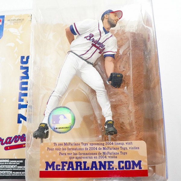 実際に弊社で買取させて頂いた【未開封】McFARLANE/マクファーレン アトランタ・ブレーブス #29 JOHN SMOLTZ ジョン・スモルツ 白 フィギュアの画像 3枚目