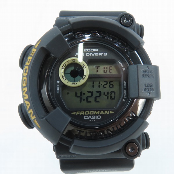 実際に弊社で買取させて頂いたG-SHOCK/Gショック FROGMAN MEN IN BLACK 2/フロッグマン DW-8200BM-1T
