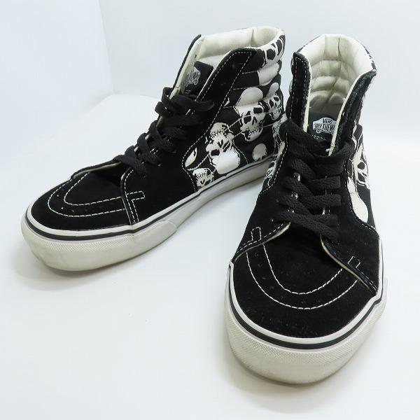 実際に弊社で買取させて頂いたVANS/バンズ SK8-HI/スケートハイ スカル/スエード/内レザー ハイカットスニーカー T375/8.5