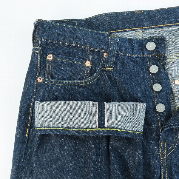 実際に弊社で買取させて頂いたSUGAR CANE/シュガーケーン 1947モデル スリムフィット タイプ3 デニムパンツ SC42014/W32L34の画像 2枚目