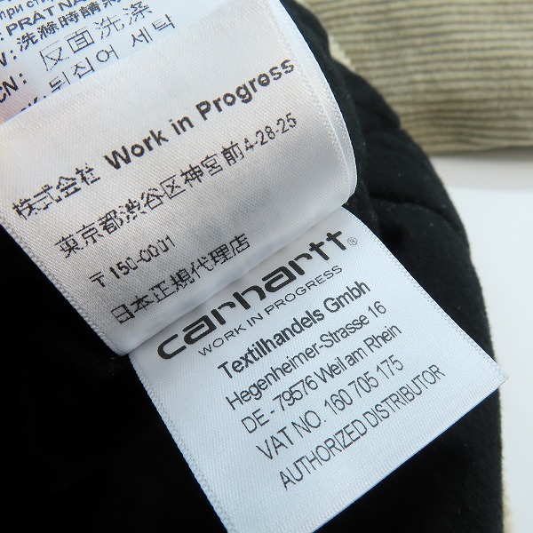 実際に弊社で買取させて頂いた【未使用】CARHARTT WIP/カーハート Michigan Coat/ミシガンコート Mの画像 5枚目