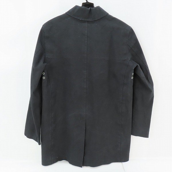 実際に弊社で買取させて頂いたMACKINTOSH/マッキントッシュ 襟下ドット柄 コットン ゴム引きステンカラーコート 38の画像 1枚目