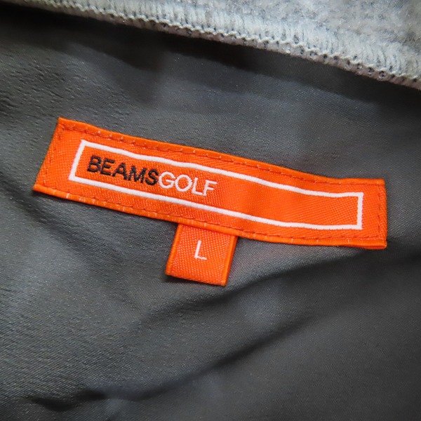 実際に弊社で買取させて頂いたBEAMS GOLF/ビームスゴルフ 20AW ポーラーテック フリース フーディー/プルオーバーパーカー グレー 82-13-0139-336/L　の画像 2枚目