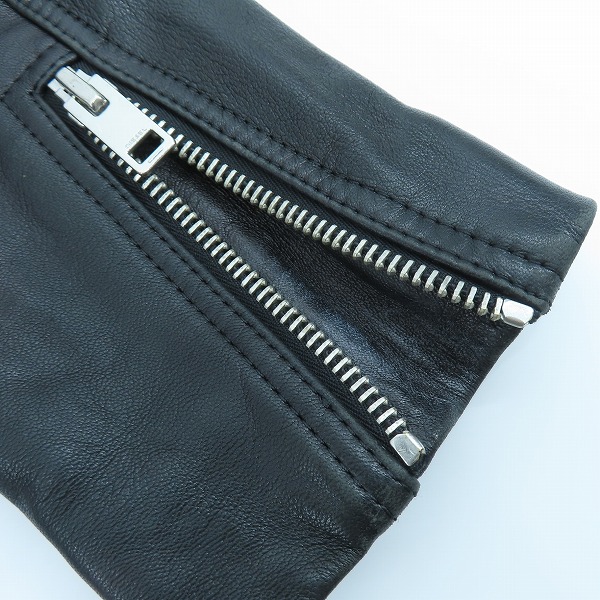 実際に弊社で買取させて頂いたDIESEL/ディーゼル  ラムレザー ダブルライダース ジャケット L-GARRETT-R/Mの画像 5枚目