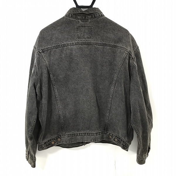 実際に弊社で買取させて頂いたLevi's/リーバイス ユーロリーバイス/チュニジア製/ブラックデニムジャケット/Gジャン 70503-02/XXLの画像 1枚目